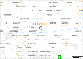 map of Fleringen
