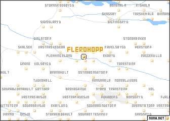 map of Flerohopp