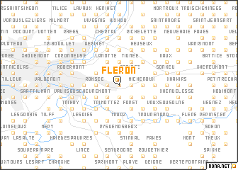 map of Fléron