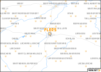 map of Flers