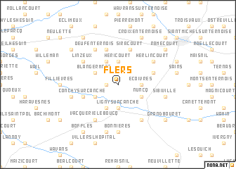 map of Flers