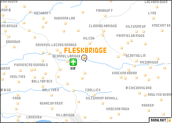 map of Flesk Bridge