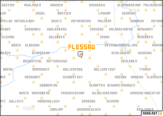 map of Flessau