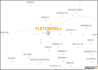 map of Fletcher Mill