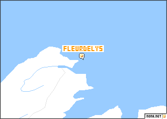 map of Fleur de Lys