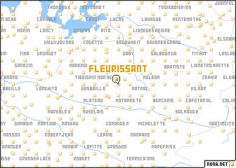 map of Fleurissant