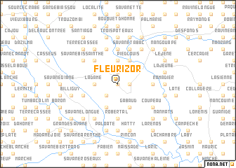 map of Fleurizor