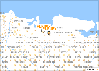 map of Fleury