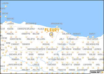 map of Fleury