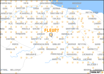 map of Fleury