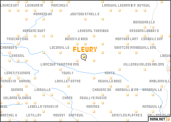 map of Fleury