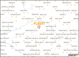 map of Fleury