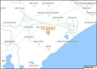 map of Fleury