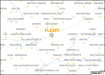 map of Fleury