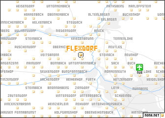 map of Flexdorf