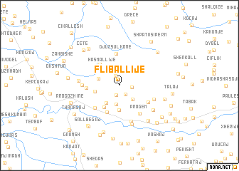 map of Fliballije