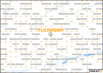 map of Flickendorf