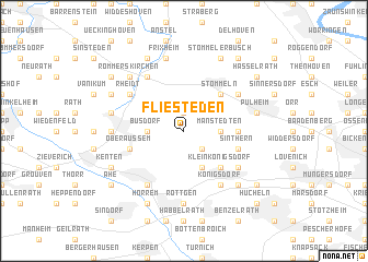 map of Fliesteden