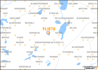 map of Flieth