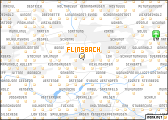 map of Flinsbach