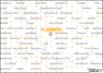 map of Flinsberg