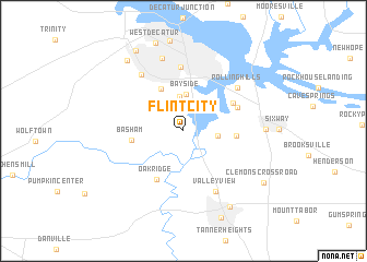 map of Flint City