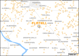 map of Flint Hill