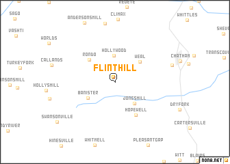 map of Flint Hill