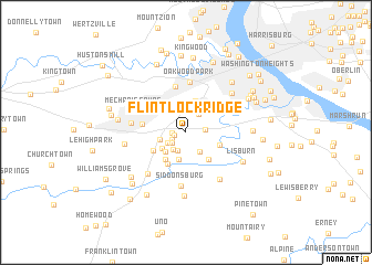 map of Flintlock Ridge