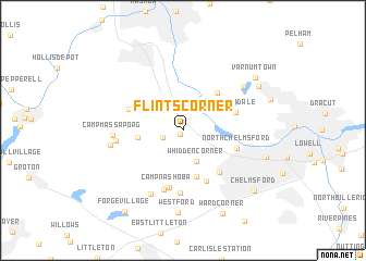 map of Flints Corner