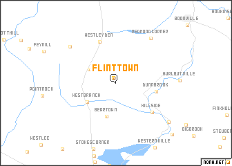 map of Flint Town