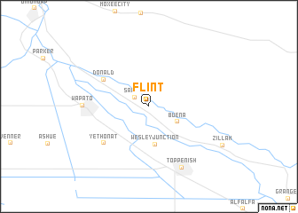 map of Flint