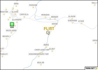 map of Flint