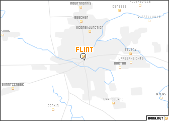 map of Flint