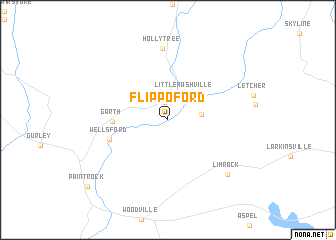 map of Flippo Ford