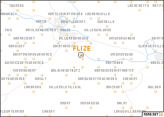 map of Flize