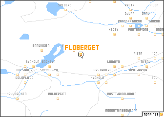 map of Floberget