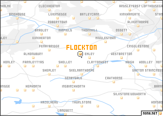 map of Flockton