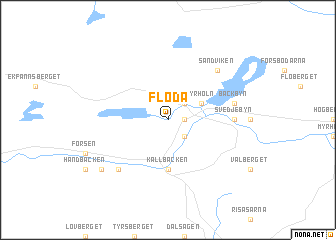 map of Floda
