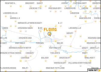 map of Floing