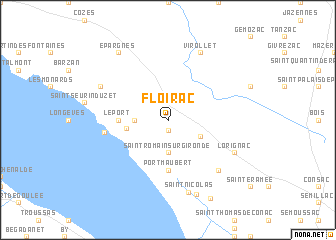 map of Floirac