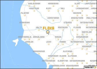 map of Flóka