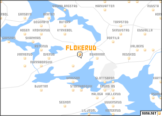 map of Flokerud