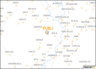 map of Floli