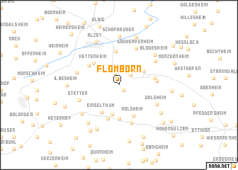 map of Flomborn