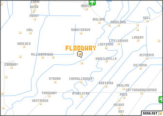 map of Floodway