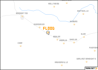 map of Flood