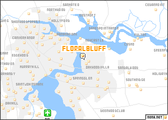 map of Floral Bluff