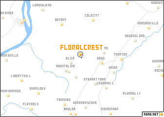 map of Floral Crest