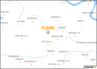map of Floral